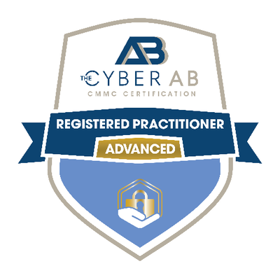 CyberAB Registered Practitioner Advanced credential badge